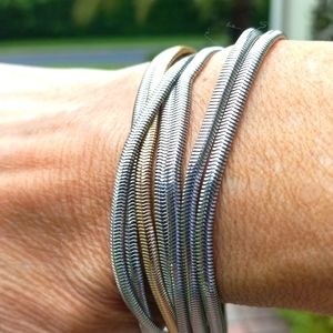 NWOT Silver and Gold Bracelet Magnetic Closure